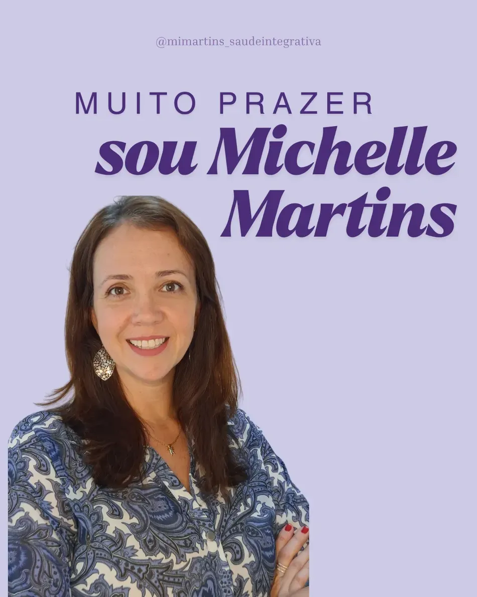 Michelle Martins em seu consultório
